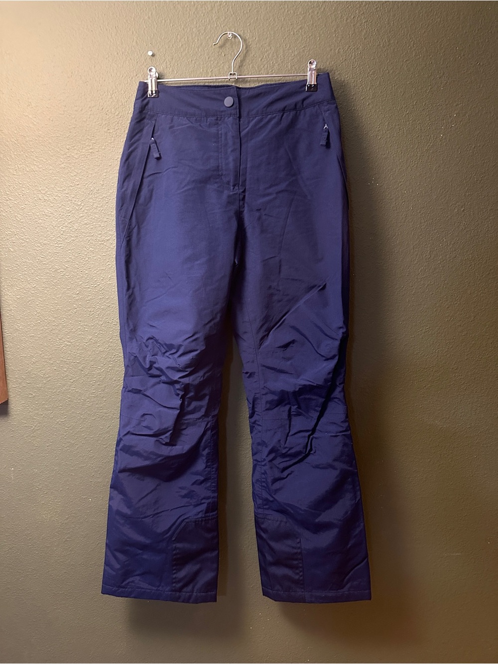 Lands' End Women's Navy Wide-Leg Snow Pants